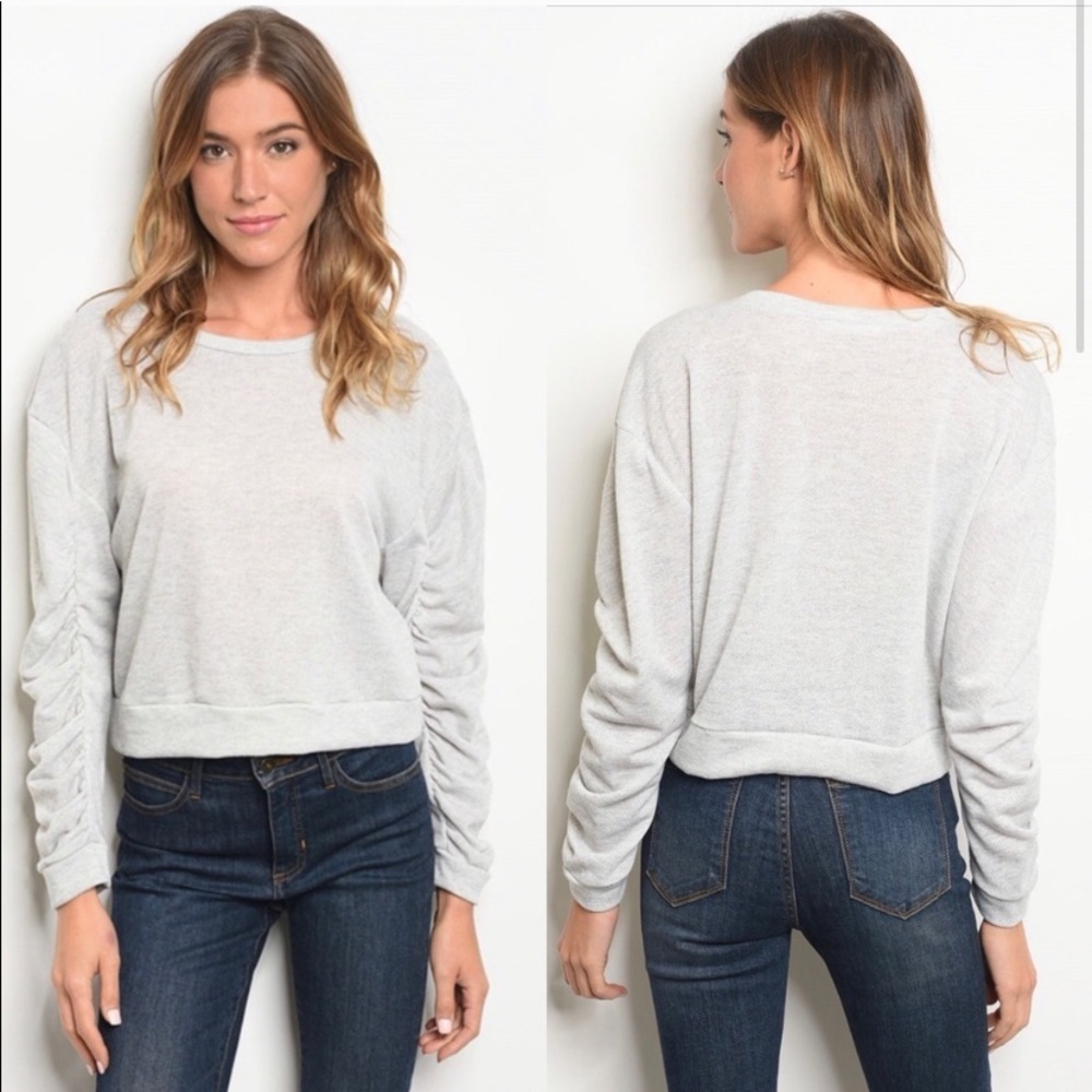 Puffy Sleeves Pullover